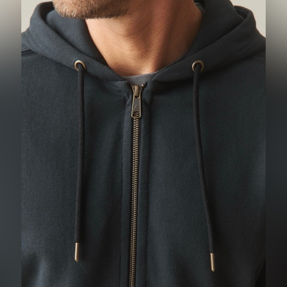 NWOT American Giant Men's Heavyweight Full Zip Hoodie in Black. Size S - Picture 15 of 16